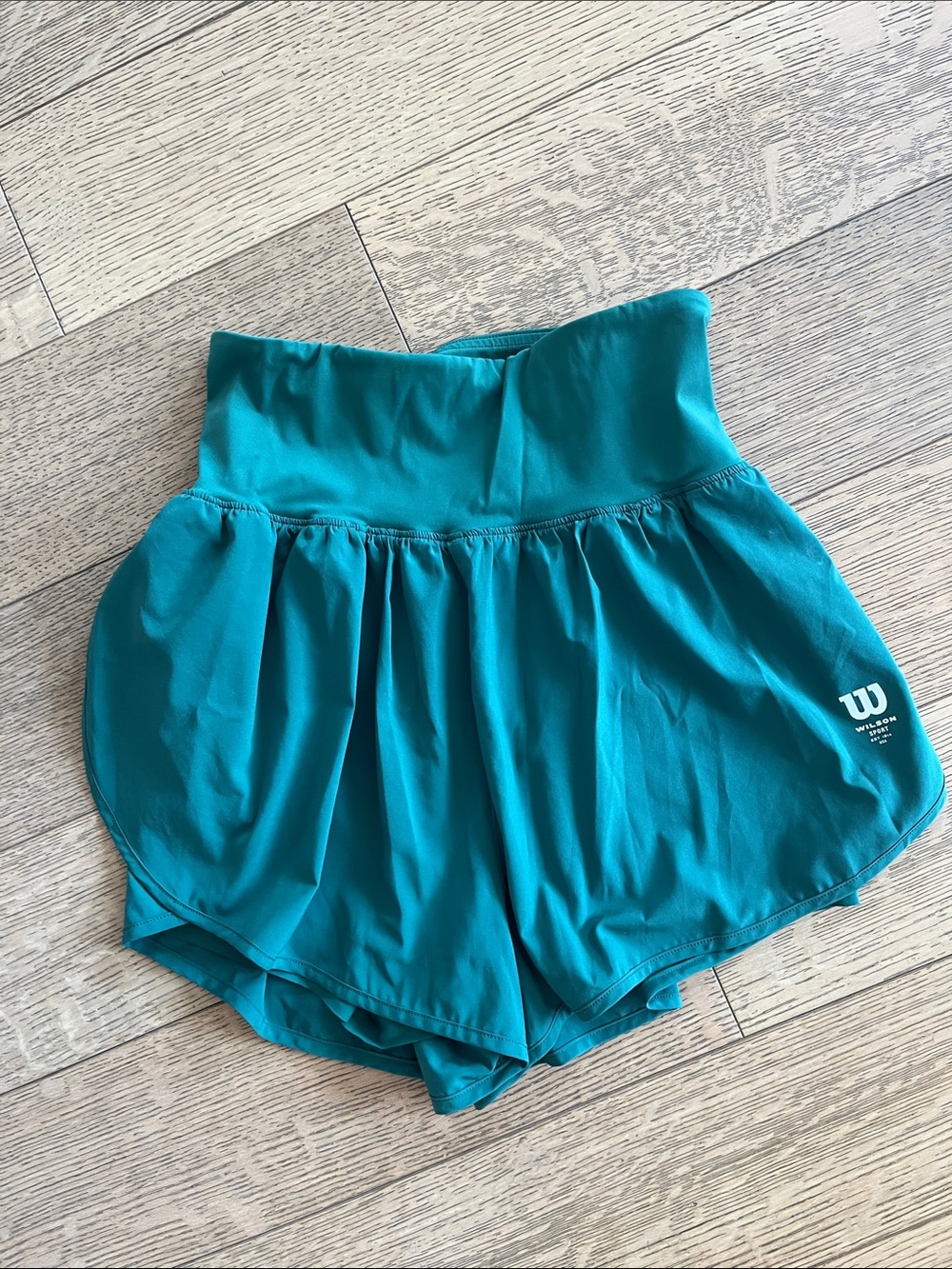 Wilson Green Tennis Shorts